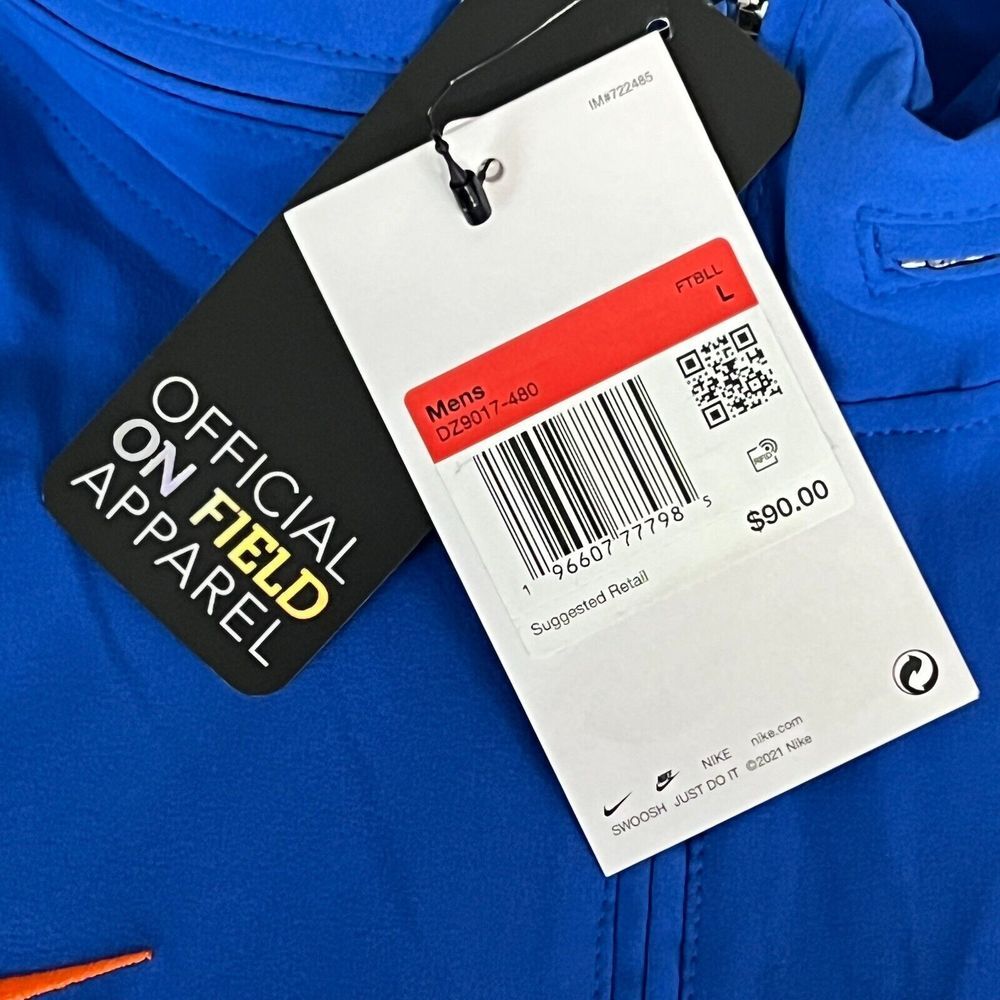 Men's Nike Royal Florida Gators 2023 Coach Half-Zip Hooded Jacket Size L NWT - Picture 8 of 16